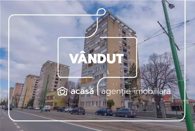 VÂNDUT! Apartament 2 camere cu vedere către Mureș. Calea Romanilor