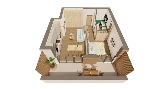 Apartament NOU - 2 camere -Penthouse- ARED - direct de la dezvoltator