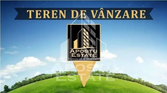 Teren intravilan 1220 mp,Zona Aradul Nou