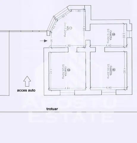 Spatiu comercial de inchiriat in Giroc pe strada principala