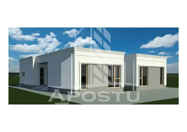 Duplex cu 4 camere, 2 bai si terasa, Dumbrăvița