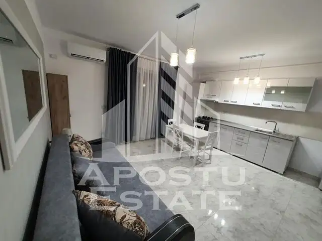 Apartament 1 camera, centrala proprie, aer conditionat, in Giroc