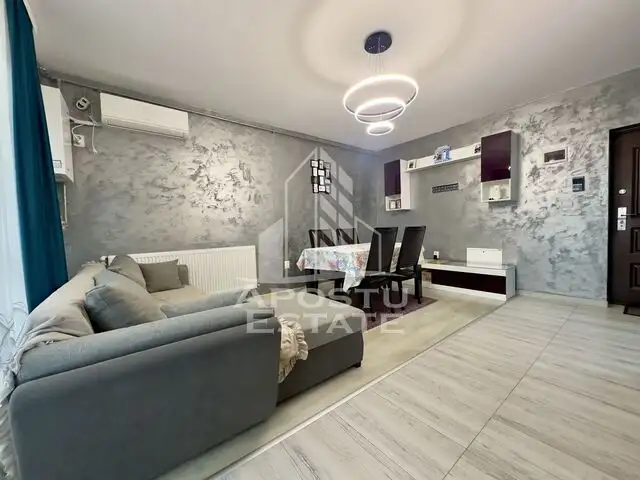 Apartament cu 2 camere, luminos si finisat modern, Giroc