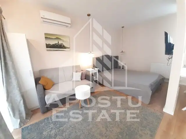 Apartament 1 camera, centrala proprie, Clima,  Zona Elisabetin