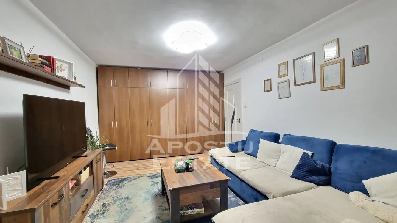 Apartament 3 camere decomandat, centrala proprie, Zona Torontalului