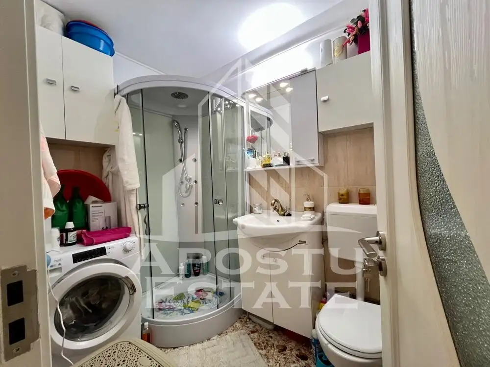 Apartament 1 camera,cetrala proprie,zona Saguna