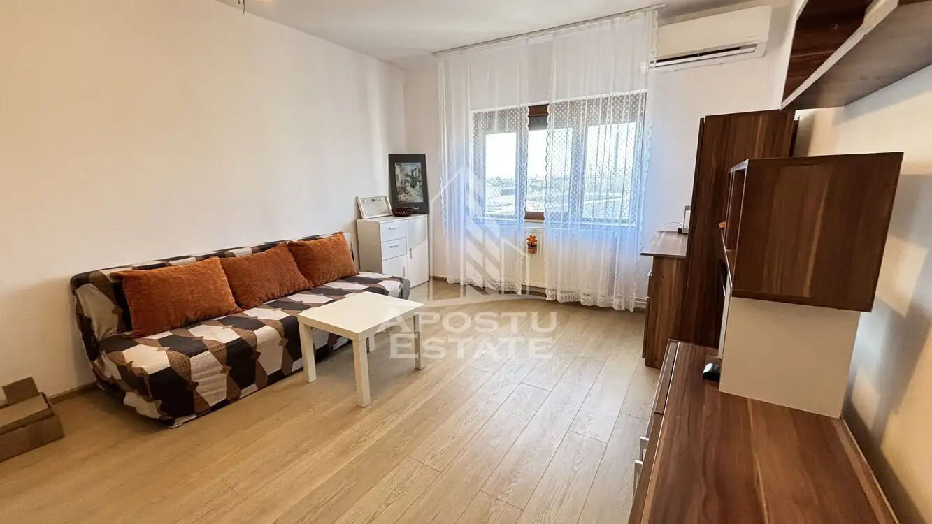 Apartament spatios cu o camera, 40 mp, zona Steaua