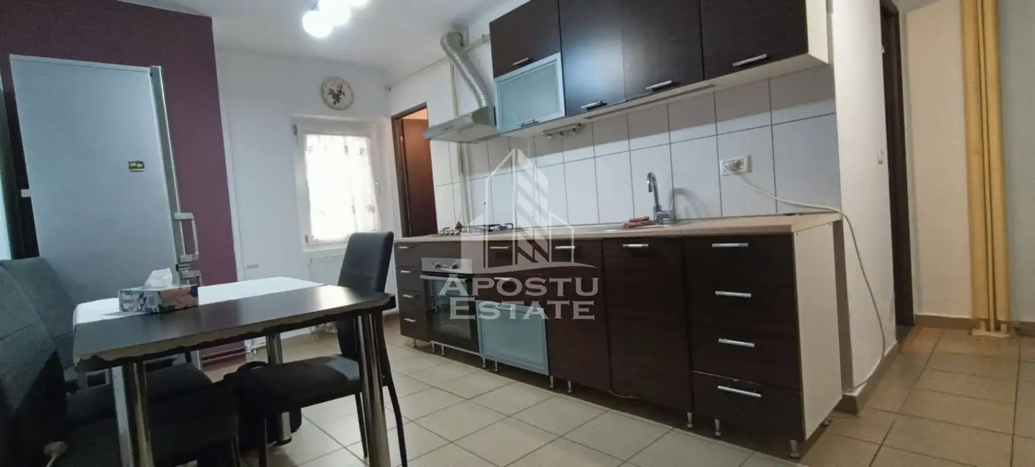 Apartament 1 camera, centrala propie, zona Steaua/Sagului