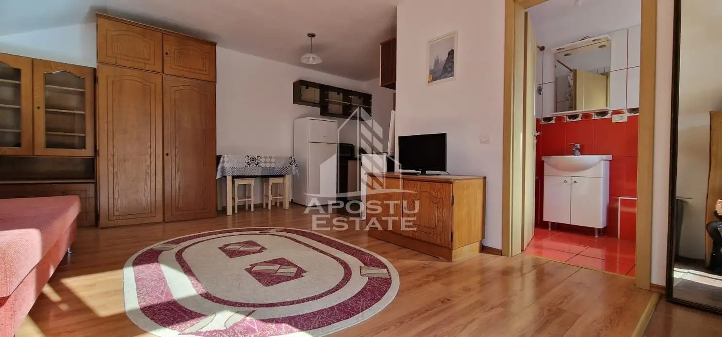 Apartament spatios cu o camera la etj 1 , centrala , AC, Buziasului