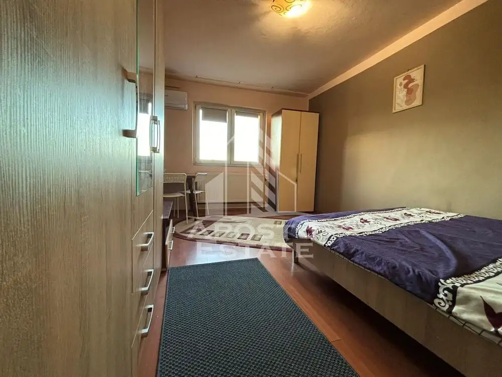 Apartament cu o camera, centrala proprie, zona Buziasului