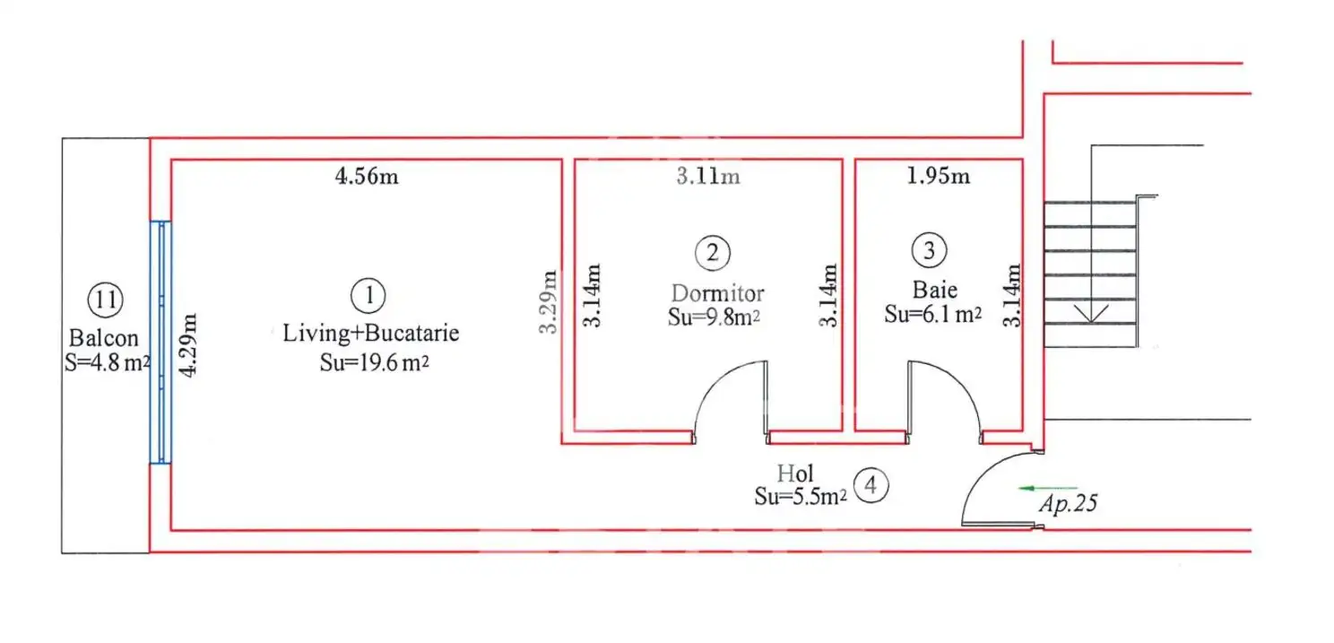 Apartament 2 camere, zona centrala, Remetea Mare