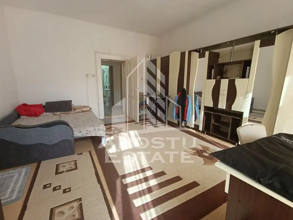 Apartament 1 camera, centrala proprie, mobilat si utilat, zona Iosefin