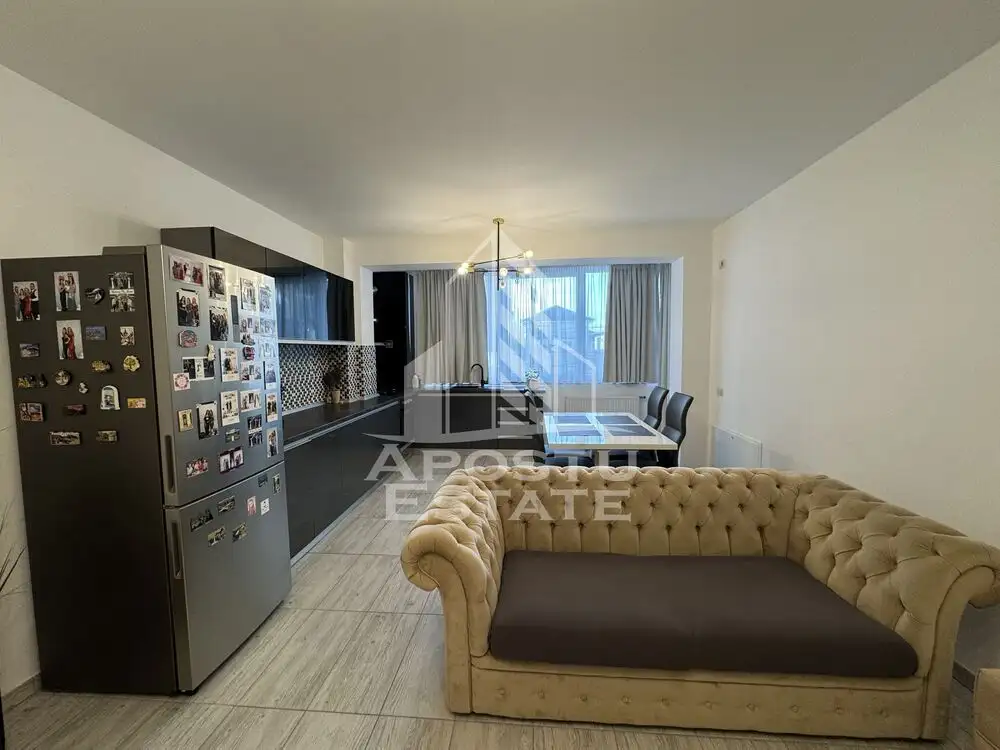 Apartament cu 3 camere si gradina, mobilat si utilat, in Giroc