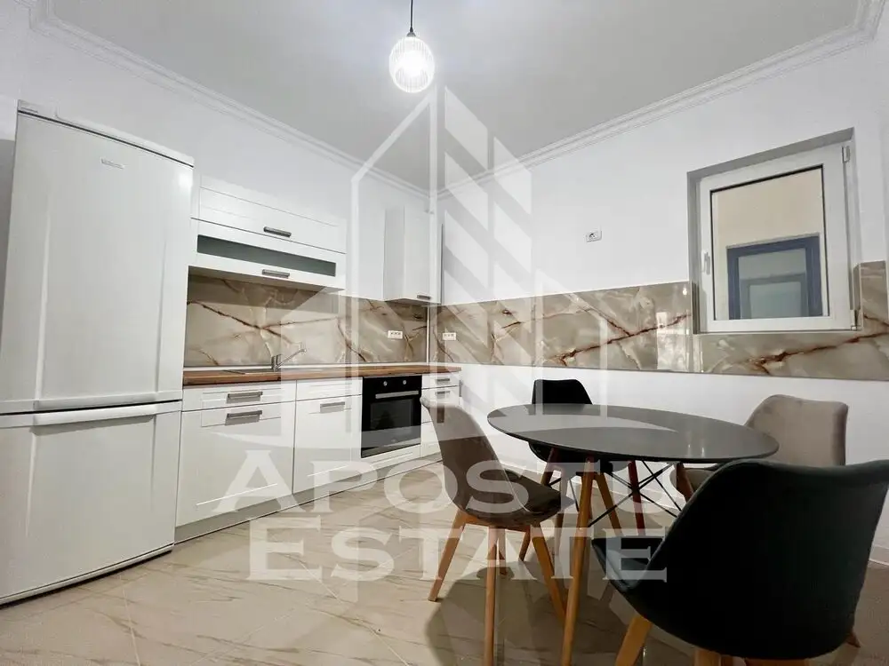 Apartament 2 camere, cu grădină proprie, loc de parcare, zona Giroc