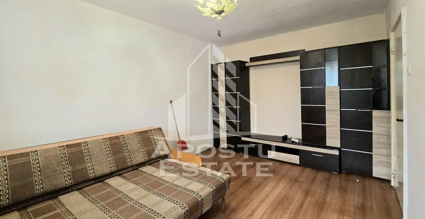 Apartament cu 1 camera, etaj intermediar, zona Lipovei