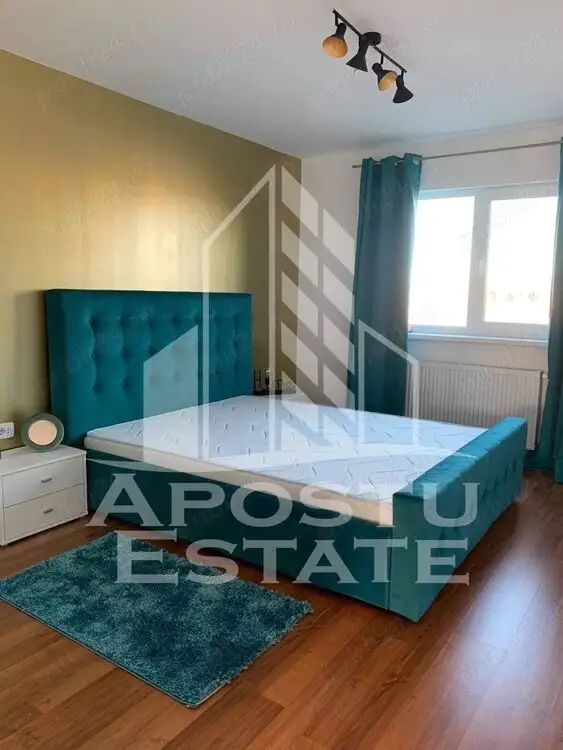 Apartament decomandat cu 2 camere, mobilat, la casa, in vatra satului