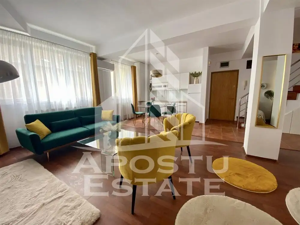 Penthouse pe 2 niveluri zona Odobescu