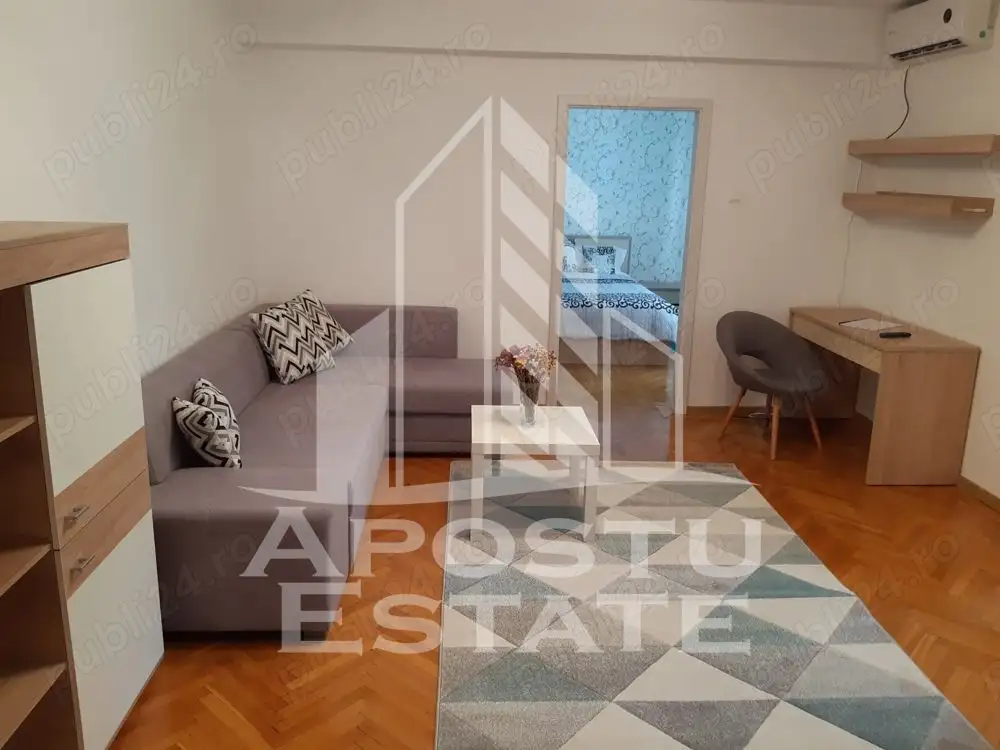 Apartament cu 2 camere, aer conditionat, zona Elisabetin