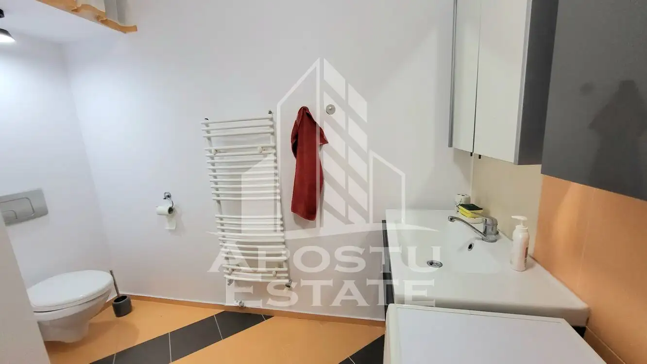 Apartament open space,mobilat si utilat,2 camere si curte,Dumbravita