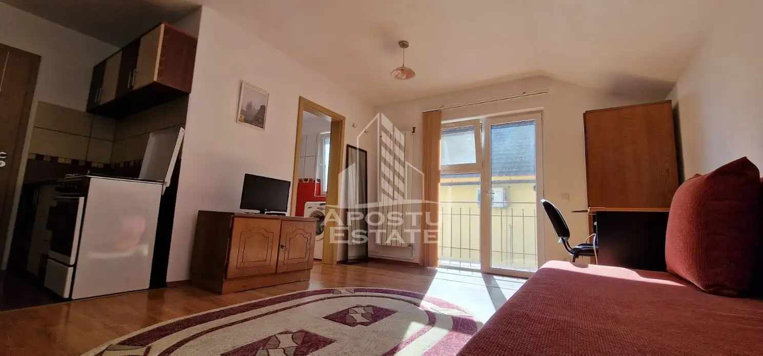 Apartament spatios cu o camera la etj 1 , centrala , AC, Buziasului