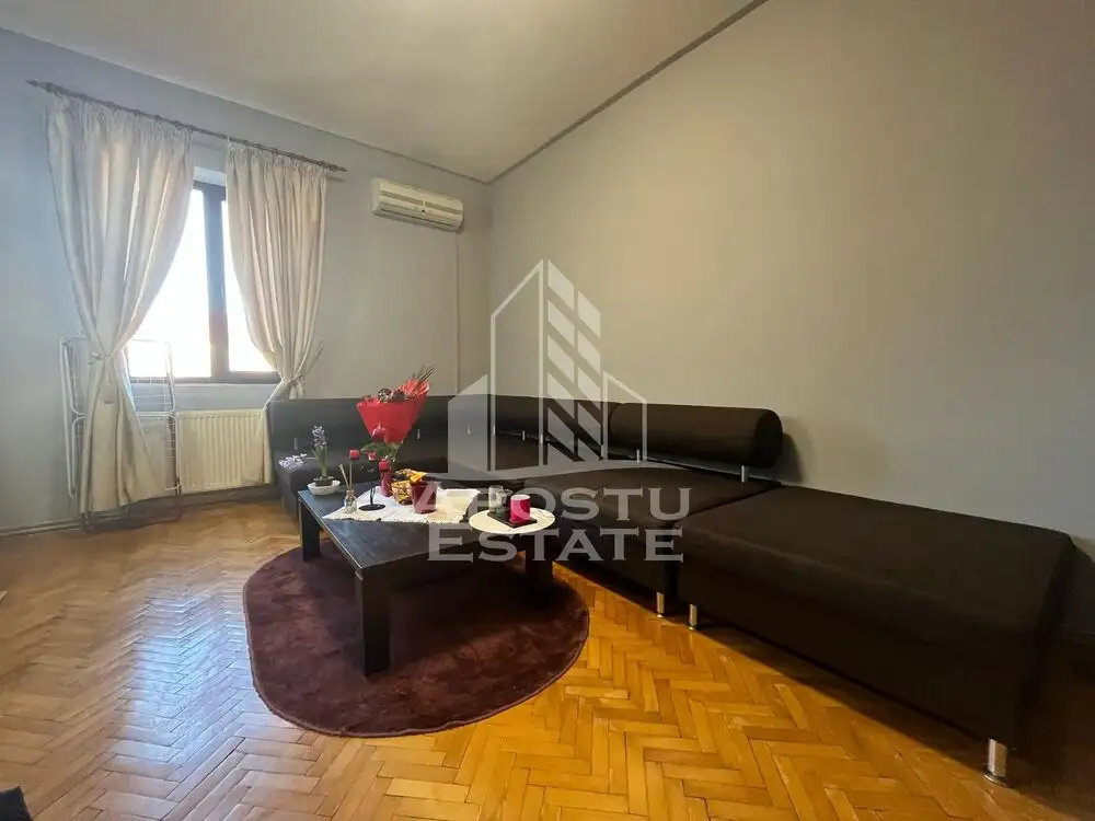 Apartament cu 2 camere, etajul 2, centrala proprie, zona Odobescu