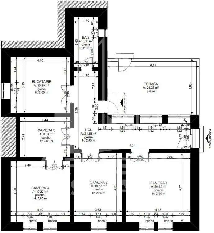 Casa 4 camere, spatioasa, Localitatea Chisoda