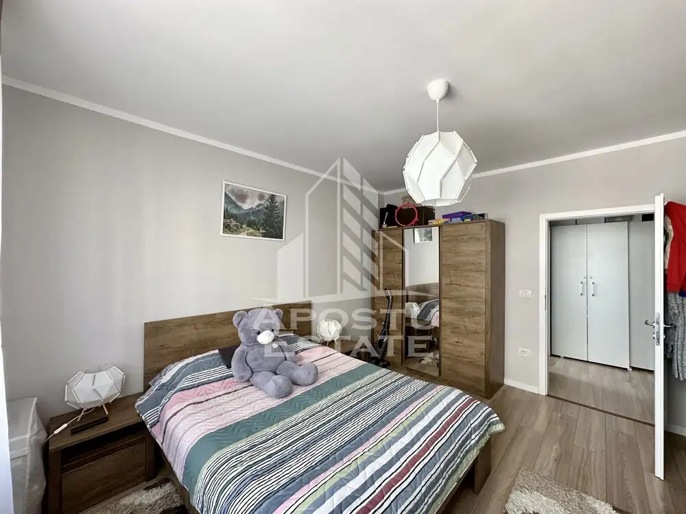 Apartament cu 2 camere, 60 mp utili, etajul intai, Dumbravita