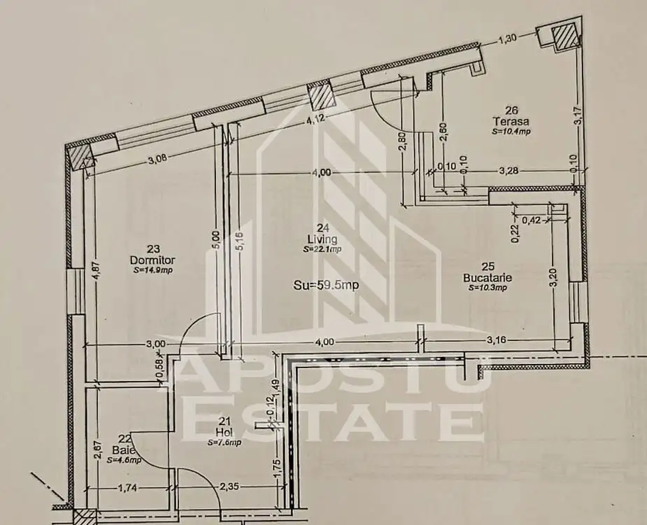 Apartament 2 camere, bloc nou, etajul 2, zona Calea Aradului