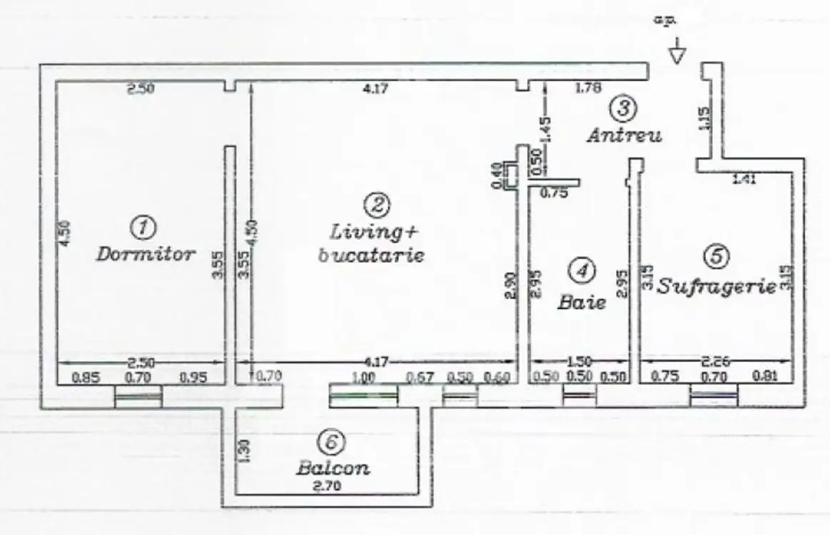 Apartament cu 3 camere, renovat, langa Spitalul Judetean