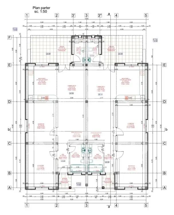 Duplex Cochet 3 camere, constructie noua