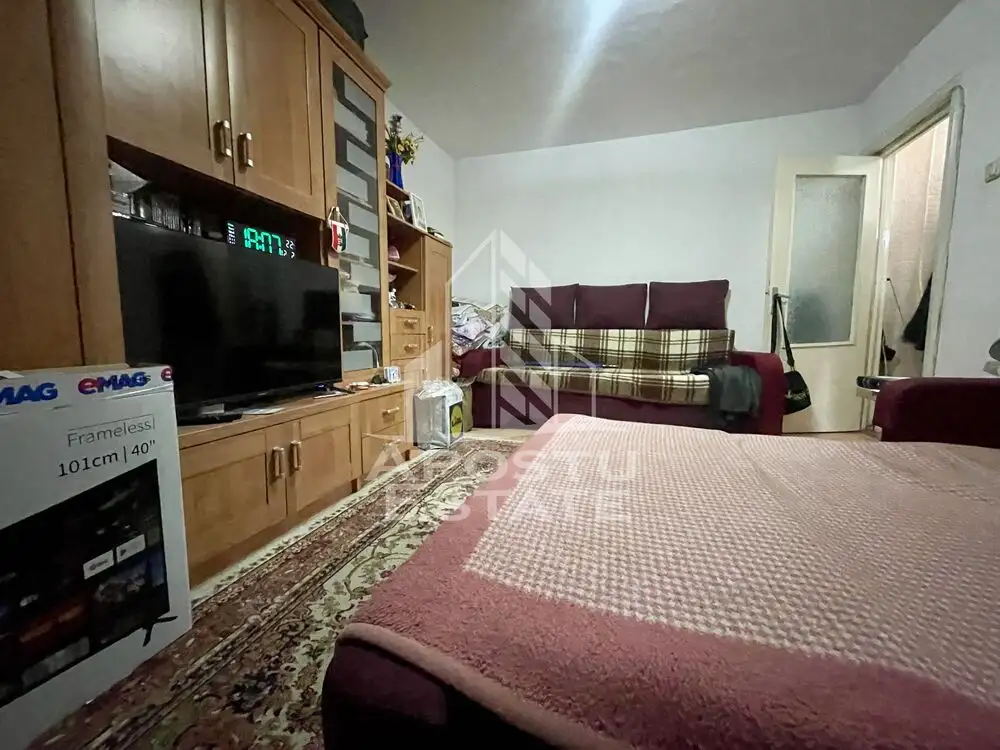 Apartament cu o camera la etajul 2, zona Buziasului