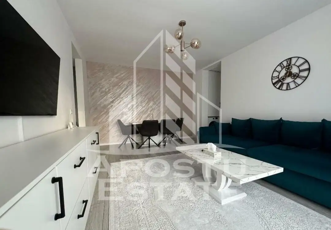 Apartament 2 camere, mobilat deosebit, centrala proprie Zona Girocului