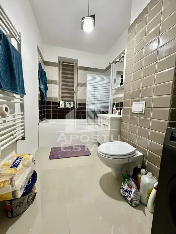 Apartament cu 2 camere, mobilat, terasa de 13 mp, zona Eso Giroc