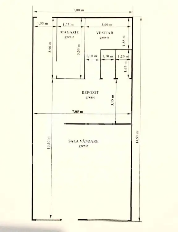 Spatiu comercial de inchiriat Lipovei