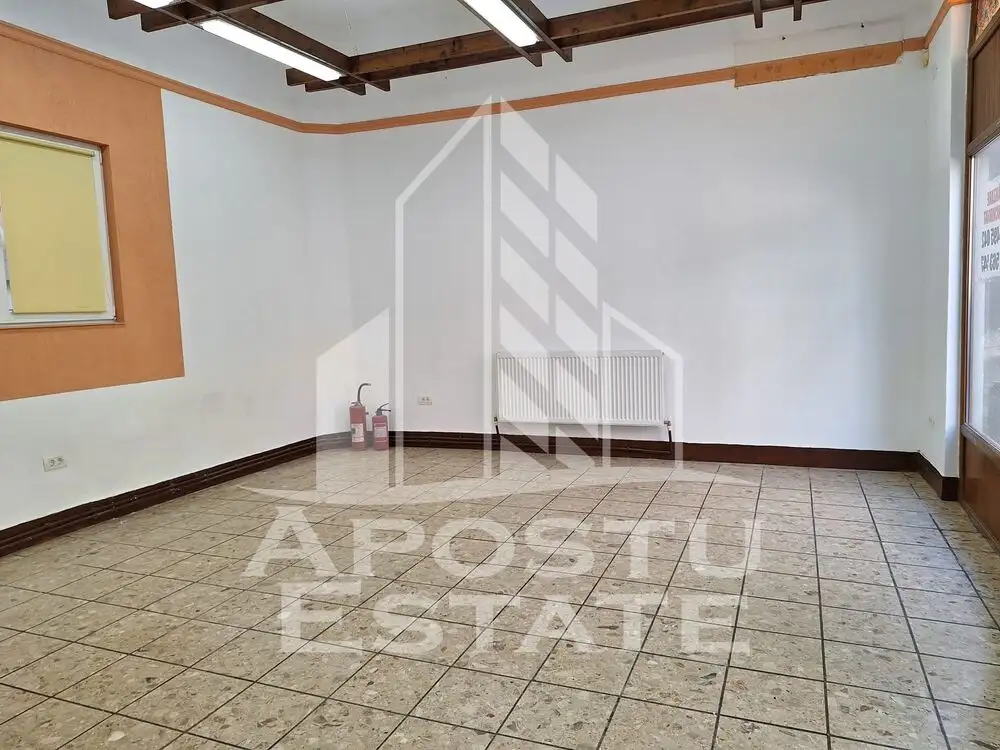 Spatiu comercial cu 2 intrari, 82 mp utili, Ultracentral