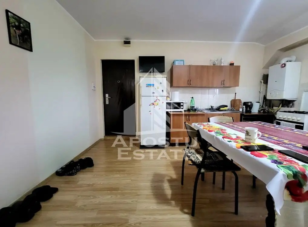 Apartament cu 3 camere, open-space, centrala proprie, zona Lipovei