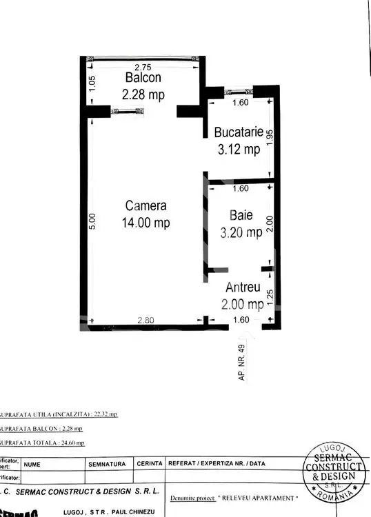 Garsoniera cf1 37 mp, climatizare, zona Confectii