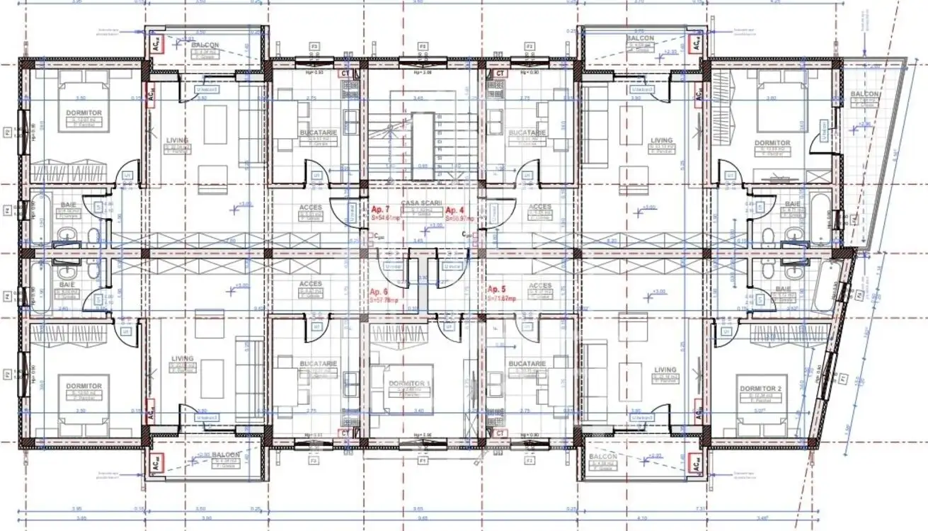 Apartament cu 2 camere, etaj intermediar, decomandat,  Calea Urseni