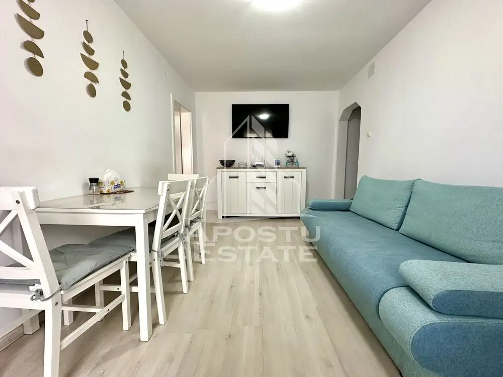 Apartament 2 camere, renovat, centrala proprie, zona Girocului