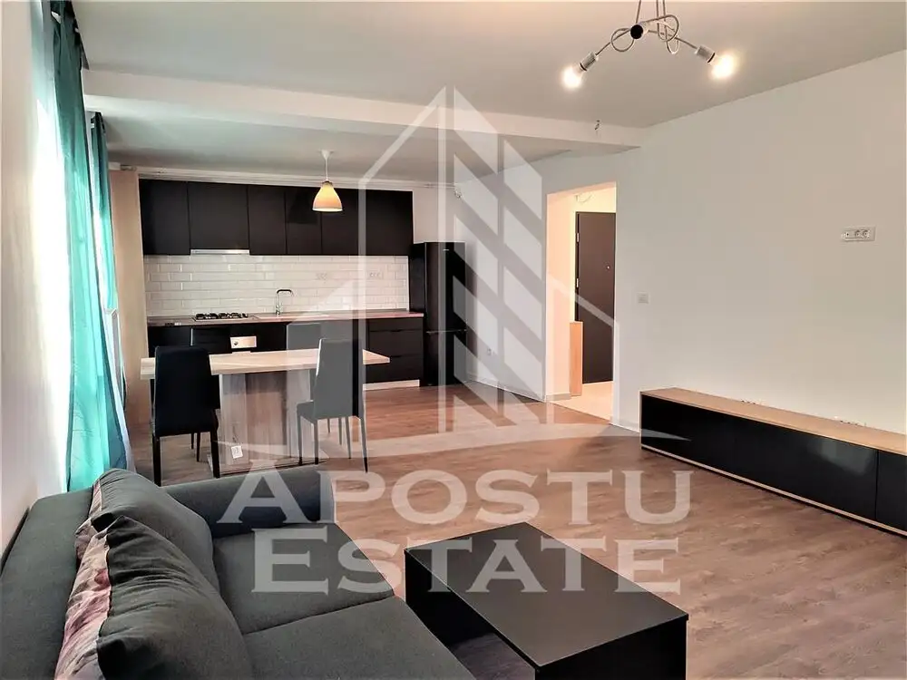 Apartament 2 camere cu gradina, open space, Giroc