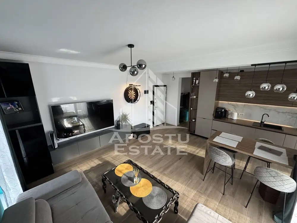 Apartament cu 2 camere Mobilat si Utilat, in spate la Lidl 0% comision