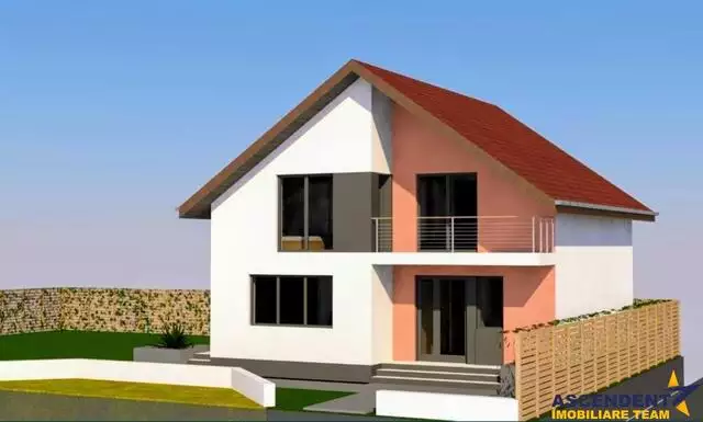 Proiect de casa cu 4 camere pe 400mp teren, Stupini, Brașov