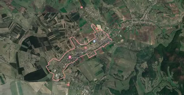 Cota de 1/4 din teren extravilan 1865 mp in Sura Mare, jud SB