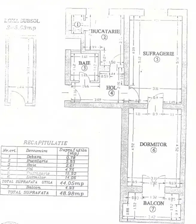 Apartament 2 camere, str. Ceaikovski, sector.2, Bucuresti