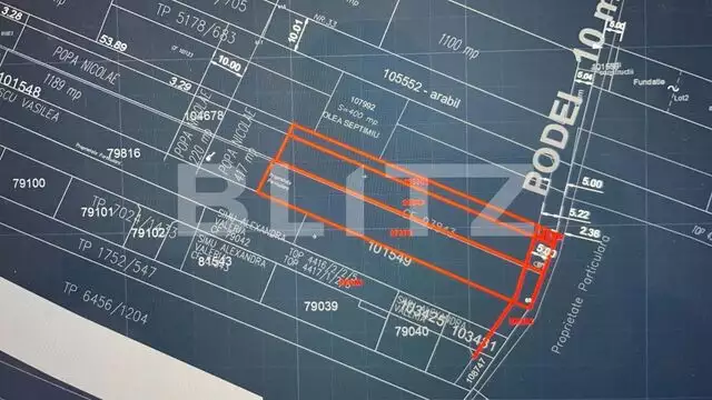 Teren intravilan 2700 mp pe Dealul Furcilor cu toate utilitatile in apropiere., 