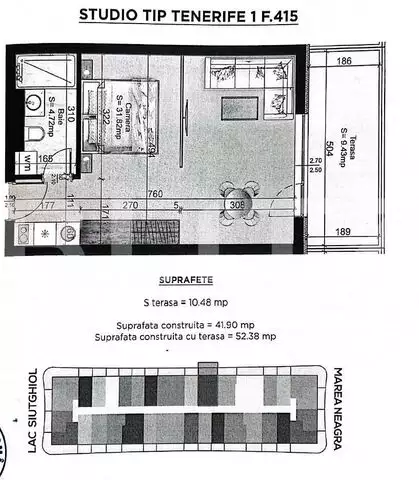 Oportunitate STUDIO in Mamaia Nord - 52 mp