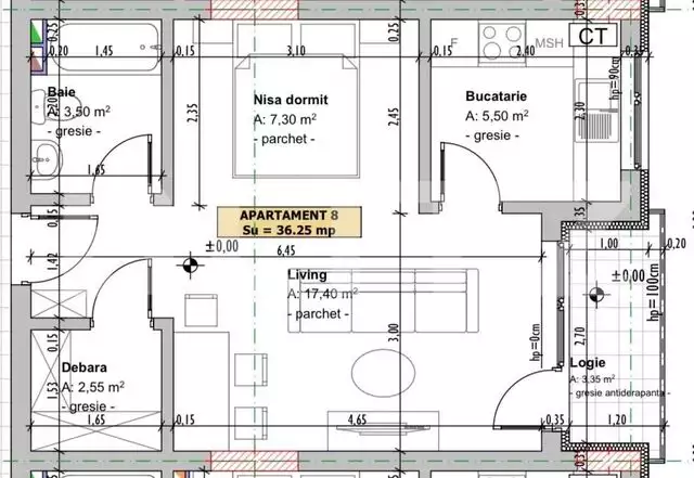 Comision 0! Apartament de o camera plus nisa de dormit, la 5 minute de Vivo