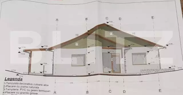 Oportunitate  de a-ti construi casa visurilor: teren de 13 ari cu proiect si fundatie construita