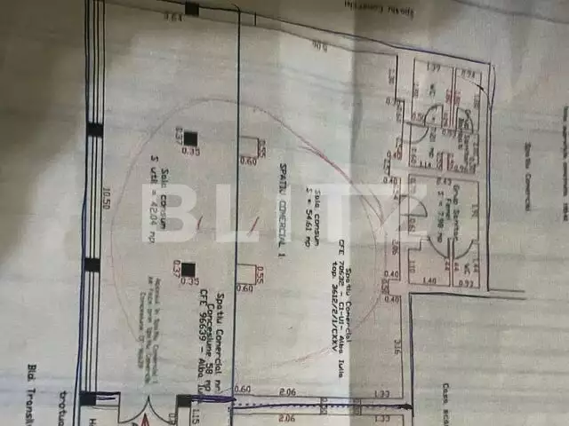 Spatiu comercial in zona buna, 131 mp, Bulevardul Transilvaniei