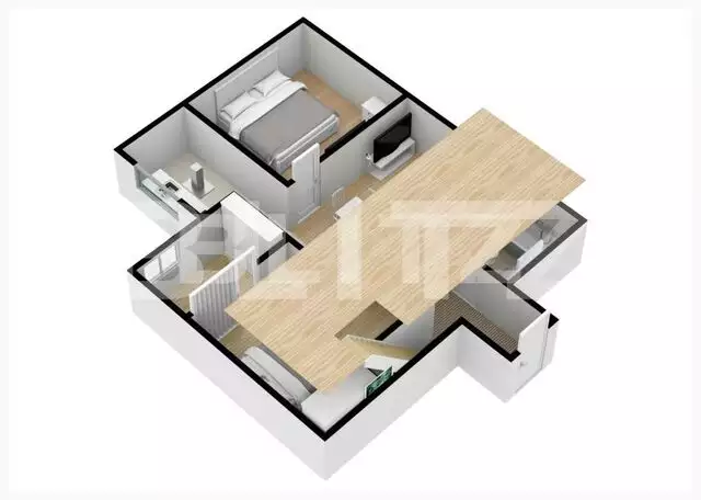 Apartament 3 camere, 90 mp, semidecomandat, parcare, Arhitectilor